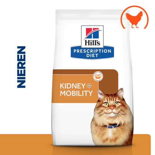 Hill's Prescription K/D+Mobility Kidney+Joint Care kattenvoer