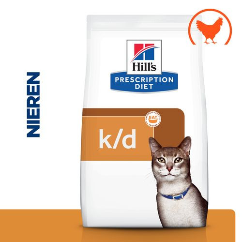 Hill's Prescription K/D Kidney Care kattenvoer met kip