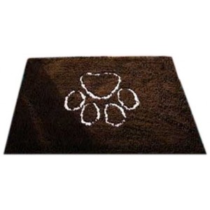 DogGoneSmart droogloopmat Dirty Dog bruin 90x66 cm online kopen