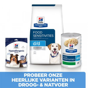 Hill's Prescription D/D Food Sensitivities met eend en rijst hondenvoer