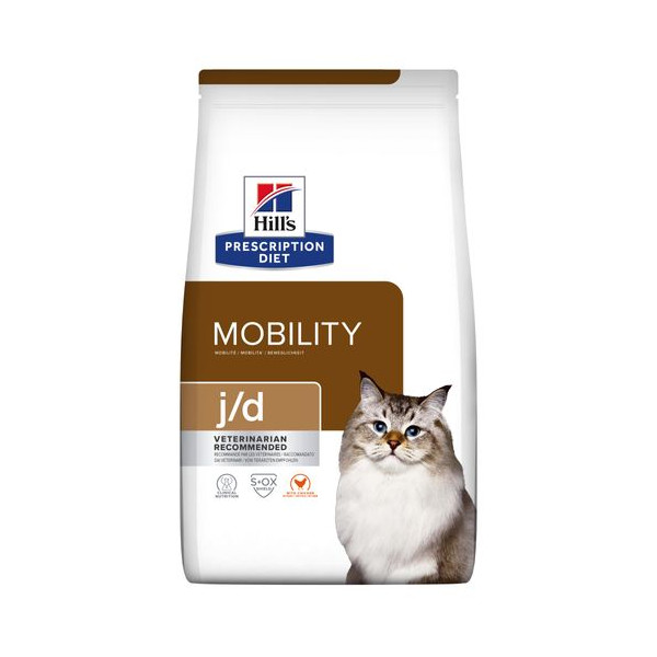 Hill's Hill's Prescription Diet J/D Mobility kattenvoer met kip 2 x 3 kg