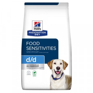 Hill's Prescription Diet D/D Food Sensitivities hondenvoer met eend & rijst 4 kg