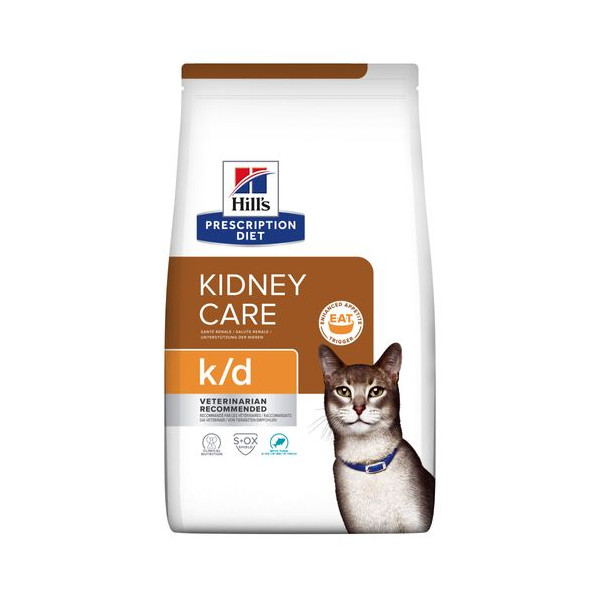 Hill's Hill's Prescription K/D Kidney Care kattenvoer met kip 2 x 8 kg
