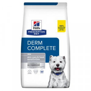 Hill's Prescription Diet Derm Complete Mini Skin Care & Food Sensitivities hondenvoer 2 x 1 kg