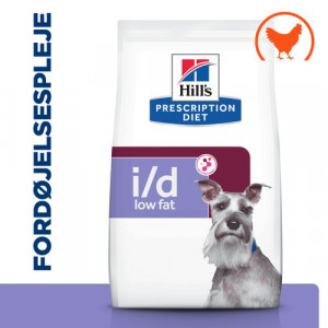 Hill&apos;s Prescription Diet I/D Low Fat Digestive Care hondenvoer met kip 4 kg