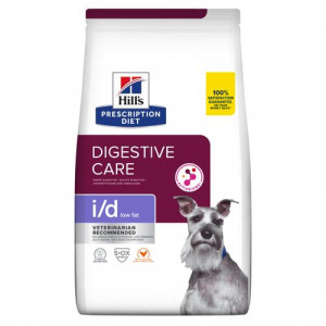 Afbeelding Hill's Prescription Diet I/D Low Fat Digestive Care hondenvoer met kip 4 kg door Brekz.nl