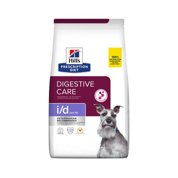 Hill's Prescription Diet I/D Low Fat Digestive Care hondenvoer met kip 12 kg