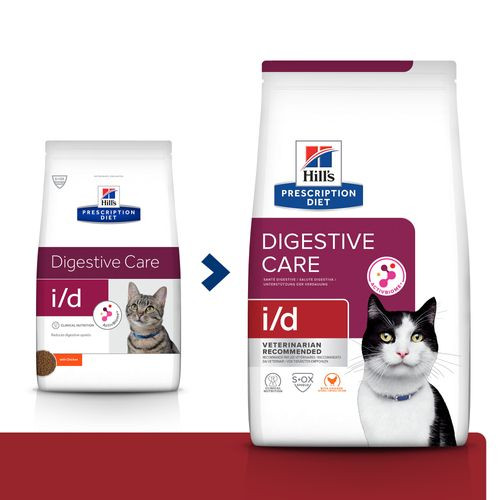 te veel Taalkunde Meestal Hill's Prescription Diet I/D Digestive Care kattenvoer met kip