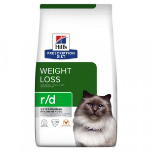 Hill's Prescription Diet R/D Weight Loss kattenvoer met kip 3 x 3 kg