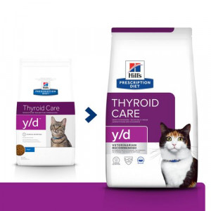 Hill's Prescription Diet Y/D Thyroid Care kattenvoer