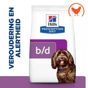 Afbeelding Hill's Prescription Diet B/D hondenvoer 12 kg door Brekz.nl