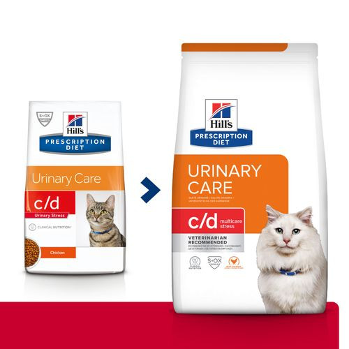 Hill's Prescription C/D Urinary Stress Urinary Care kattenvoer kip