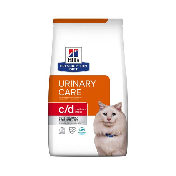 Hill's Prescription Diet C/D Multicare Stress Urinary Care kattenvoer met kip 1,5 kg