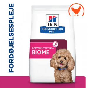 Afbeelding Hill's Prescription Diet Gastrointestinal Biome Mini hondenvoer met kip 2 x 1 kg door Brekz.nl