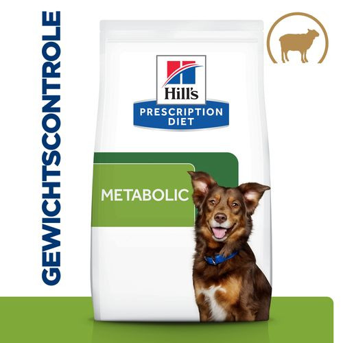 Hill's Prescription Diet Metabolic Weight Management hondenvoer met lam & rijst