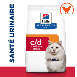 Hill's Prescription Diet C/D Multicare Stress Urinary Care kattenvoer met zeevis 2 x 3 kg