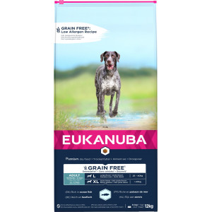 Eukanuba Adult L/XL graanvrij zeevis hondenvoer