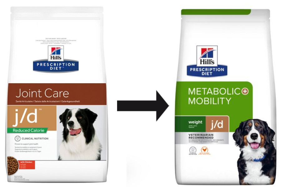Hill's Prescription Metabolic+Mobility Weight+Joint kip hondenvoer