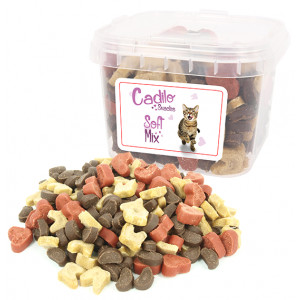 Afbeelding Cadilo Cat Snacks Soft Mix kattensnoepjes 140 gram Per 3 door Brekz.nl