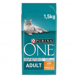 Afbeelding Purina One Adult Kip Volkoren Granen kattenvoer 6 kg door Brekz.nl
