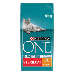 Afbeelding Purina One Sterilcat Kip en Tarwe kattenvoer 6 kg door Brekz.nl