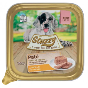 Stuzzy Paté met kip puppy hondenvoer 150 gr. 2 trays (44 x 150 gram)