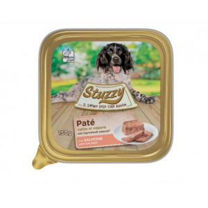 Stuzzy Paté met zalm hondenvoer 150 gr. 2 trays (44 x 150 gr)