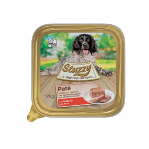 Stuzzy Paté met rund hondenvoer 150 gr. 1 tray (22 x 150 gram)