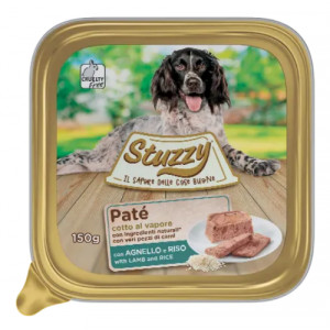 Stuzzy Paté met lam en rijst hondenvoer 150 gr. 2 trays (44 x 150 gram)