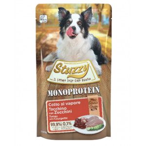 Stuzzy Dog Grain Free Monoprotein kalkoen met courgette nat hondenvoer 150 gr. 4 x (12 x 150 gram)