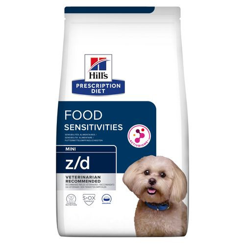 Afbeelding van 4 x 6 kg Hill's Prescription Diet Z/D Mini Food Sensitivities hondenvoer