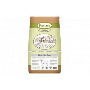 Afbeelding Prestano Light Sterilised hondenvoer 1.5 kg door Brekz.nl