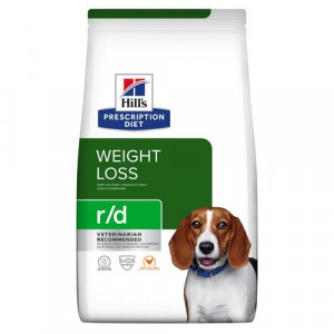 Hill's Prescription Diet R/D Weight Loss hondenvoer met kip 2 x 4 kg
