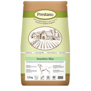 Afbeelding Prestano Sensitive Skin hondenvoer 1.5 kg door Brekz.nl
