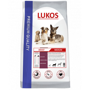 Lukos Adult Medium - premium hondenvoer 6 x 1 kg