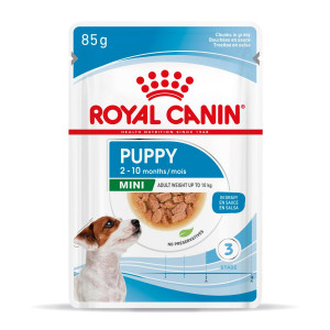 Afbeelding Royal Canin Mini Puppy natvoer 12 zakjes door Brekz.nl