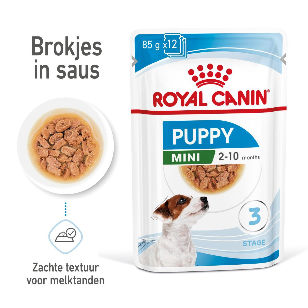 Willen melk Gevangene Royal Canin Mini Puppy natvoer - goedkoop online