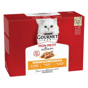 Afbeelding Gourmet Mon Petit - Kattenvoer - Gevogelte 12x50 g door Brekz.nl
