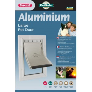 Afbeelding Staywell 640 Large Aluminium Pet Door Per stuk door Brekz.nl