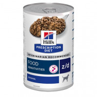 Hill's Prescription Diet Z/D Food Sensitivities nat hondenvoer blik 4 trays (48 x 370 g)