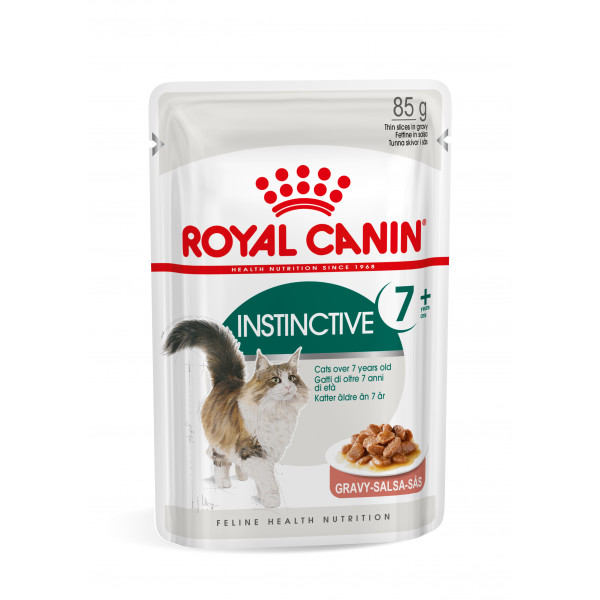 Royal Canin Royal Canin Instinctive 7+ natvoer kat (in saus) 4 dozen (48 x 85 g)
