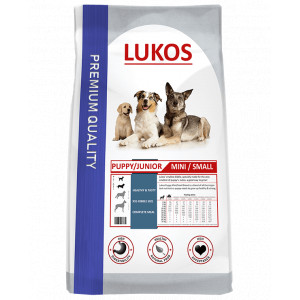 Lukos Puppy & Junior Mini/Small - premium hondenvoer 2 x 4 kg