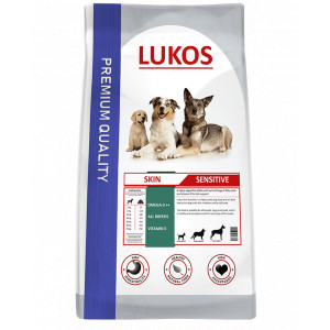 Lukos Skin Sensitive - premium hondenvoer 12 kg