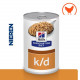 Hill's Prescription Diet K/D Kidney Care hondenvoer met kip blik