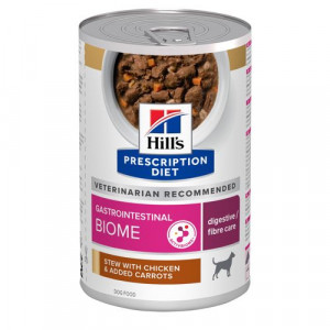 Hill's Prescription Diet Gastrointestinal Biome Digestive Care stoofpotje voor hond met kip & wortel (blik) 1 tray (12 x 354 g)