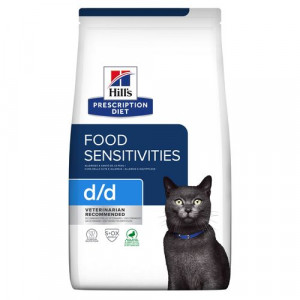 Afbeelding Hill's Prescription Diet D/D Food Sensitivities Zak - Kattenvoer - Eend Erwt 3 kg door Brekz.nl