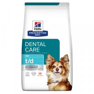 Afbeelding Hill's Prescription Diet T/D Mini hondenvoer 3 kg door Brekz.nl