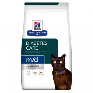 Hill's Prescription Diet M/D Diabetes Care kattenvoer met kip 3 x 3 kg
