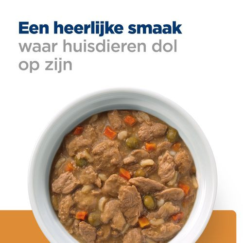 Hill's Prescription Diet K/D stoofpotje kip & groenten 354 g blik hondenvoer