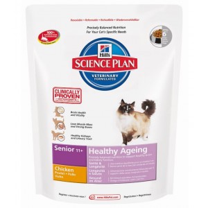 Kattenvoer Hill apos s Hill apos s Senior 11 Healthy Ageing kattenvoer 3 x 4 kg